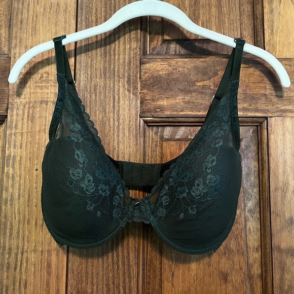 Natori Green Cherry Blossom Lace Bra Size 36DDD - Picture 2 of 10